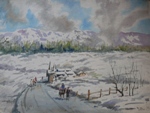 Gulmarg, Kashmir & Himachal, Painting by M. K. Kelkar, Watercolour on Paper, 21.5 X 30
